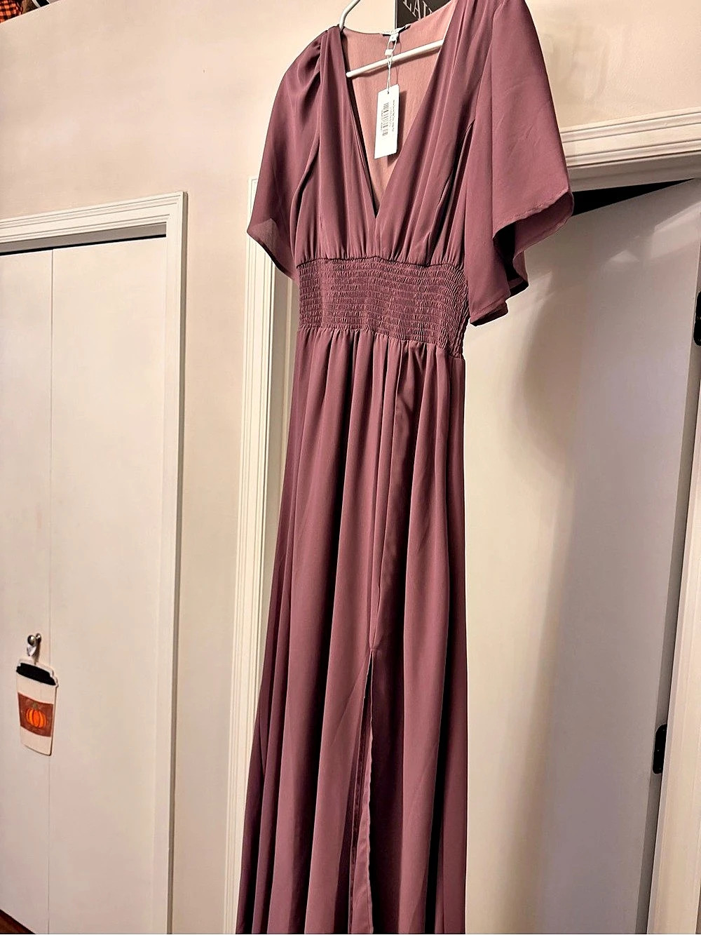 Baltic Born Naomi Short Sleeve Maxi Dress Purple